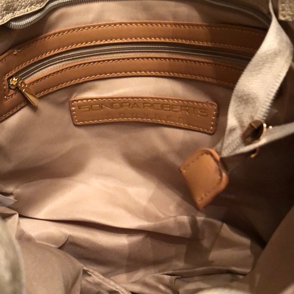 Sondra Roberts Squares Hobo Purse - Picture 3 of 5